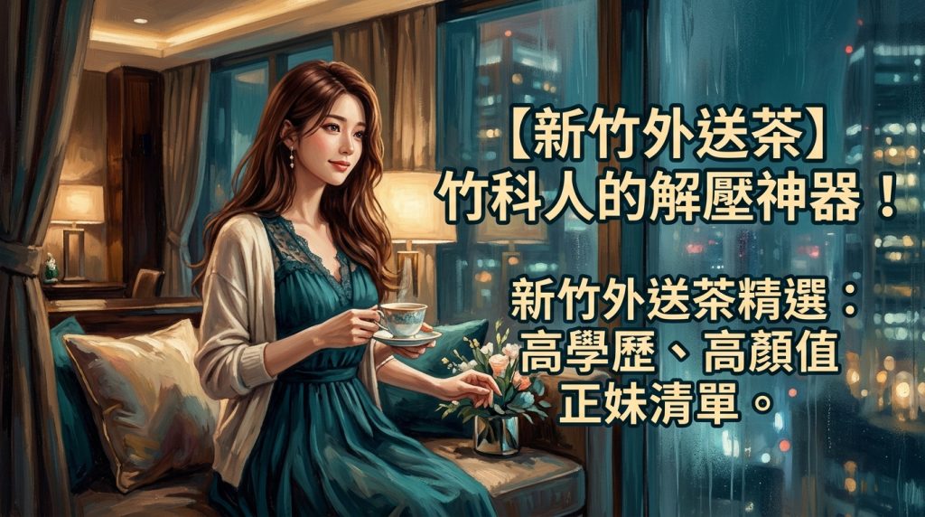 【新竹外送茶】竹科人的解壓神器!新竹外送茶精選:高學歷、高顏值正妹清單。