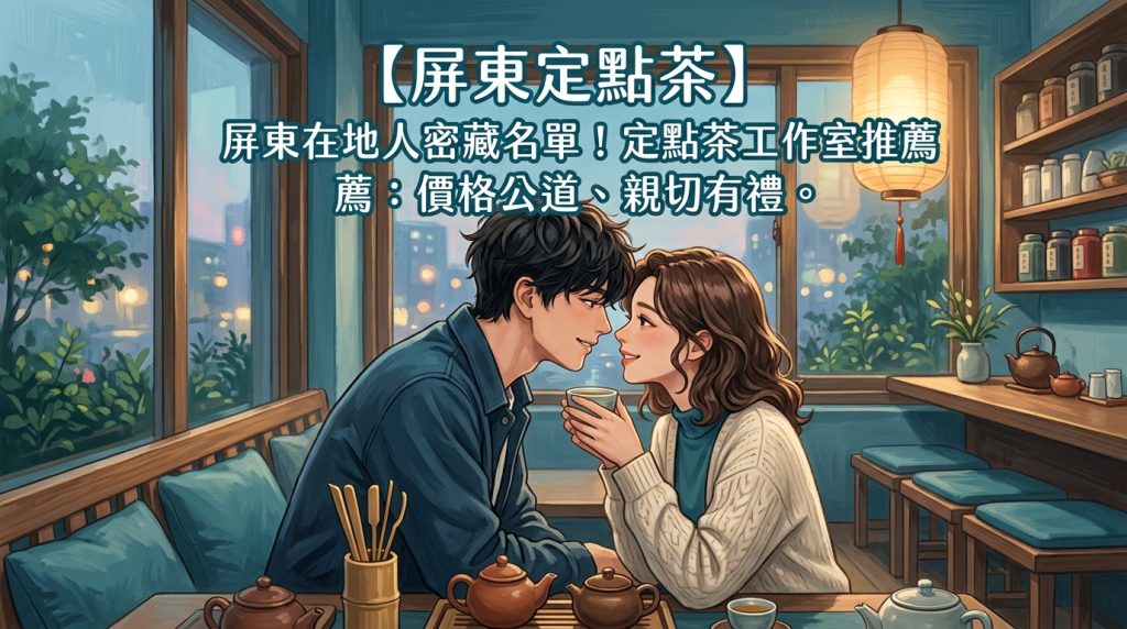 【屏東定點茶】屏東在地人密藏名單！定點茶工作室推薦：價格公道、親切有禮。