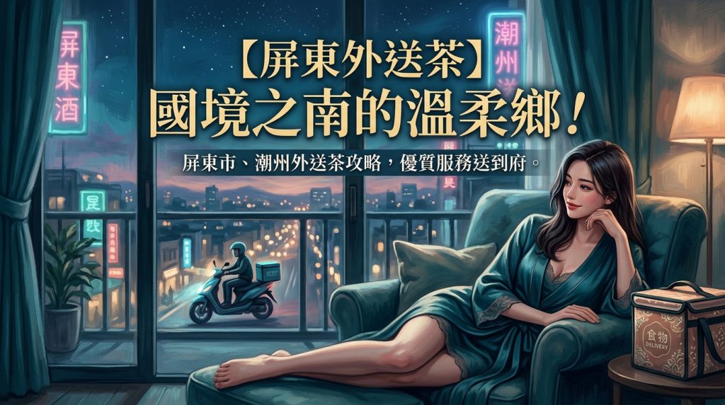 【屏東外送茶】國境之南的溫柔鄉！屏東市、潮州外送茶攻略，優質服務送到府。