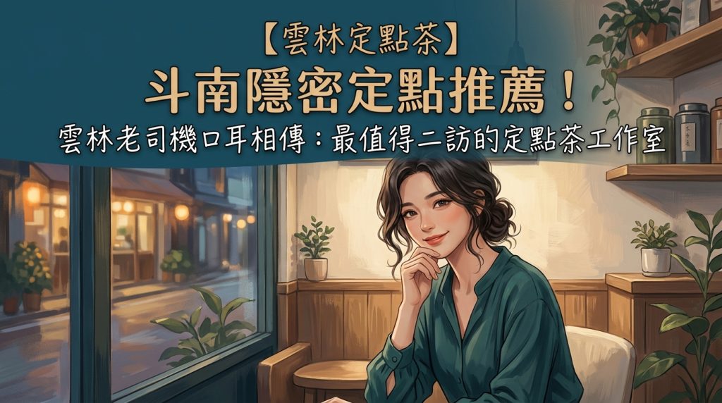 【雲林定點茶】斗南隱密定點推薦！雲林老司機口耳相傳：最值得二訪的定點茶工作室。