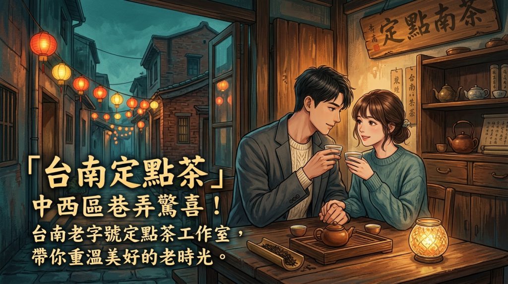 【台南定點茶】中西區巷弄驚喜！台南老字號定點茶工作室，帶你重溫美好的老時光。