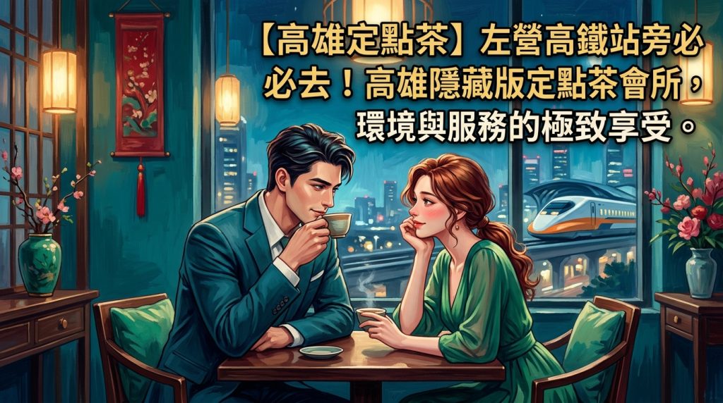 【高雄定點茶】左營高鐵站旁必去！高雄隱藏版定點茶會所，環境與服務的極致享受。