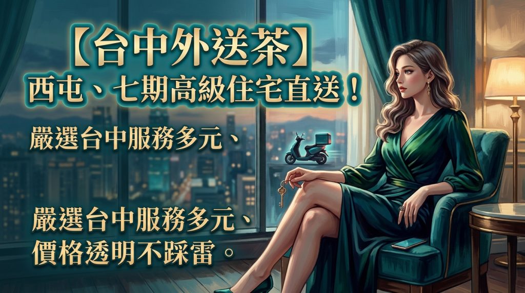 【台中外送茶】西屯、七期高級住宅直送!嚴選台中服務多元、價格透明不踩雷。