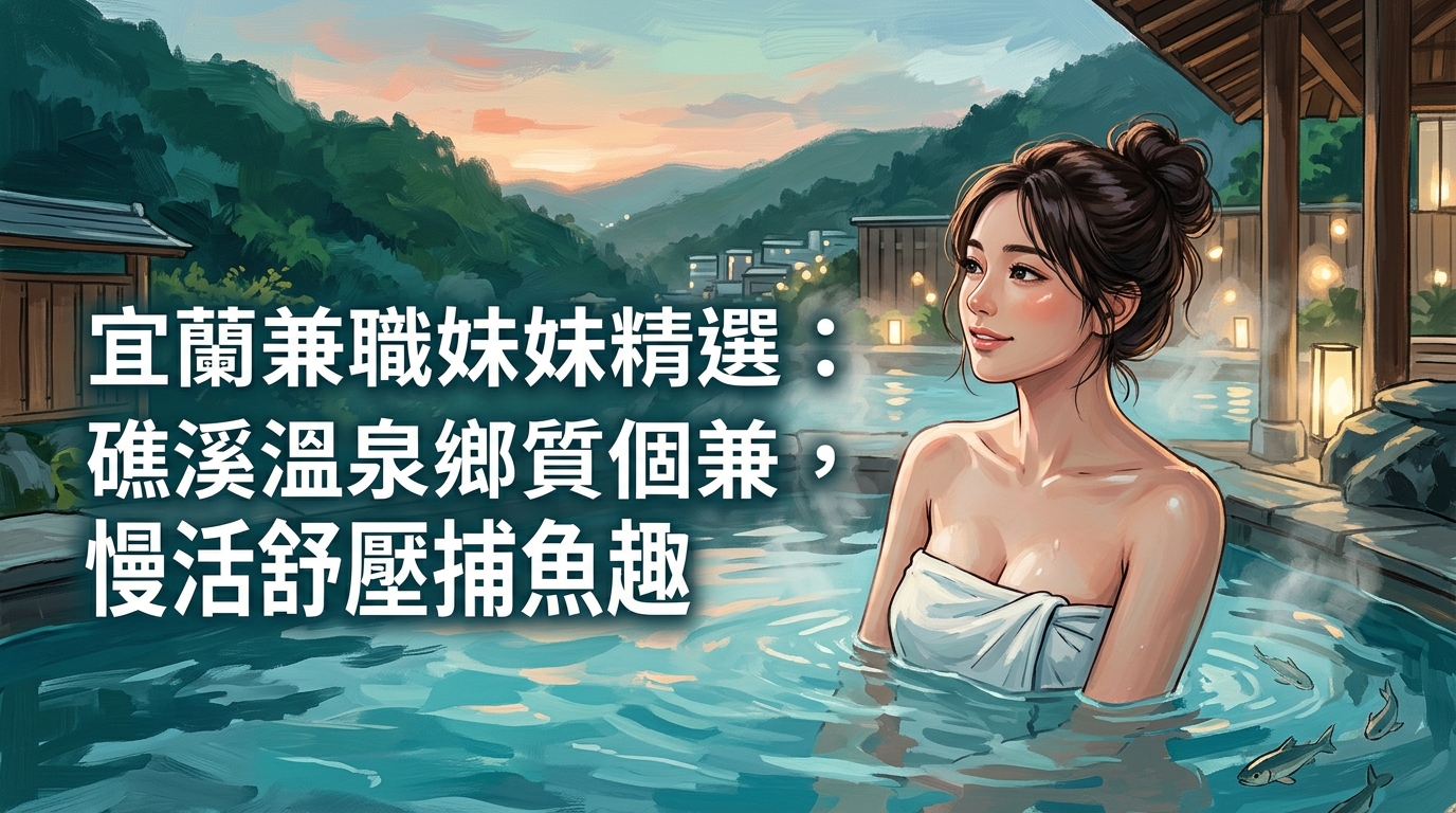 宜蘭兼職妹妹精選：礁溪溫泉鄉優質個兼，慢活舒壓捕魚趣