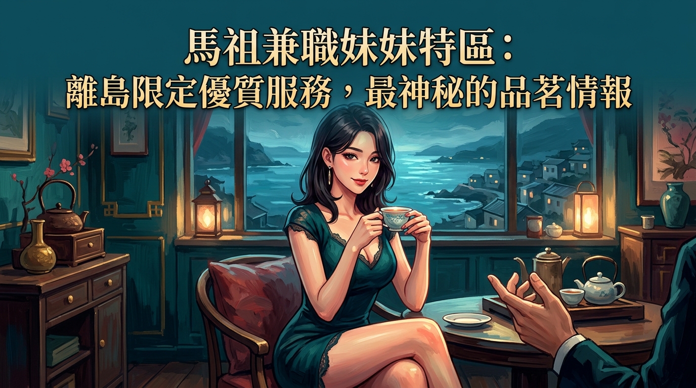 馬祖兼職妹妹特區：離島限定優質服務，最神祕的品茗情報