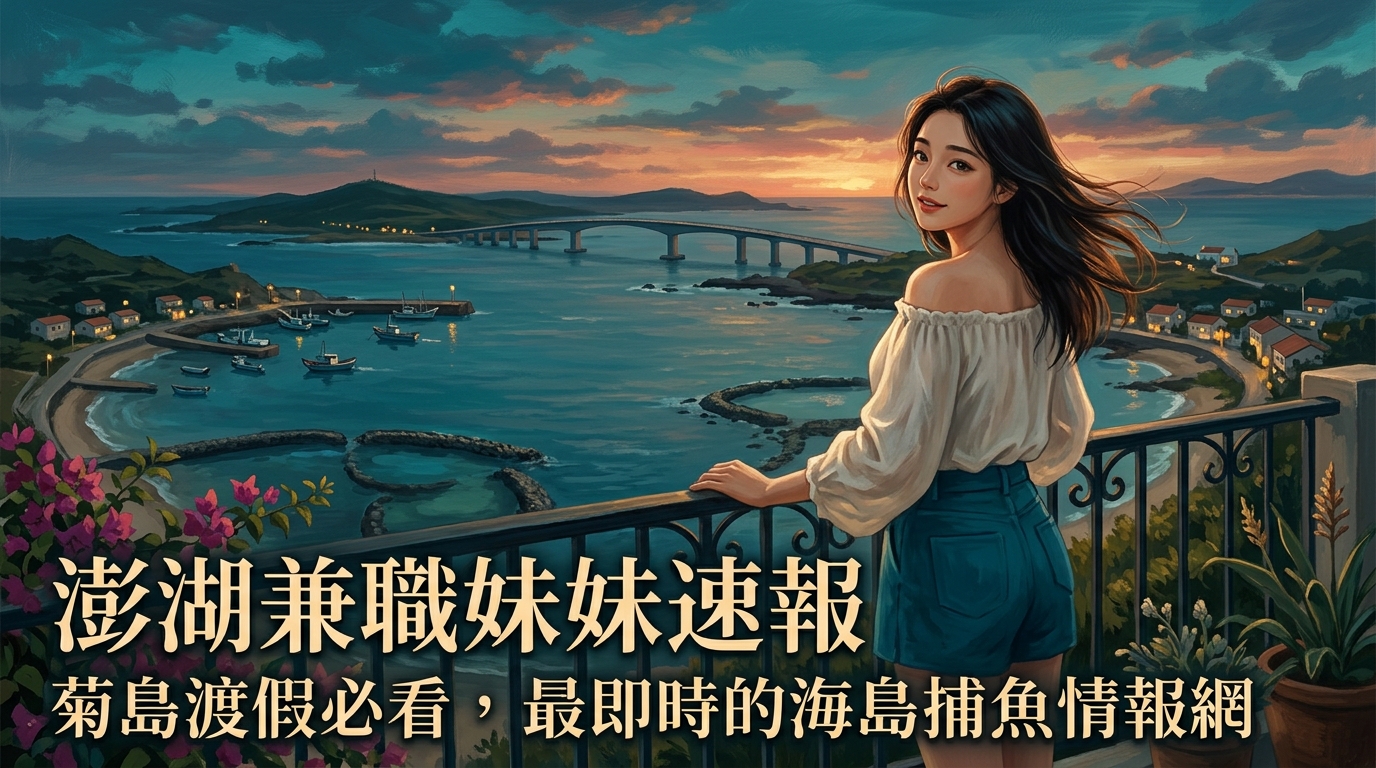 澎湖兼職妹妹速報：菊島渡假必看，最即時的海島捕魚情報網
