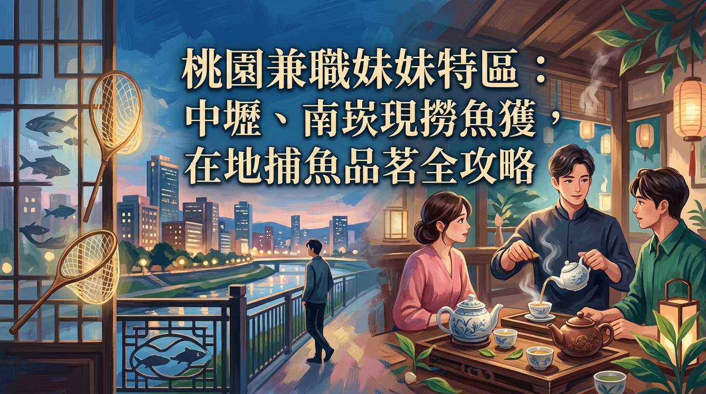 桃園兼職妹妹特區：中壢、南崁現撈魚獲，在地捕魚品茗全攻略