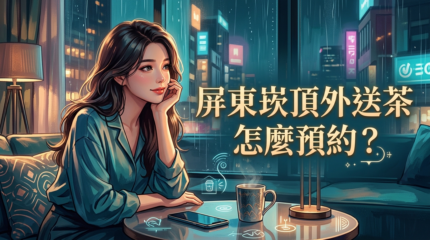 屏東崁頂外送茶怎麼預約?