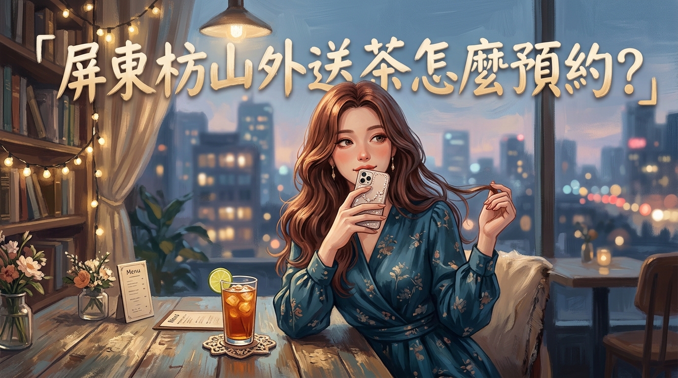 屏東枋山外送茶怎麼預約?