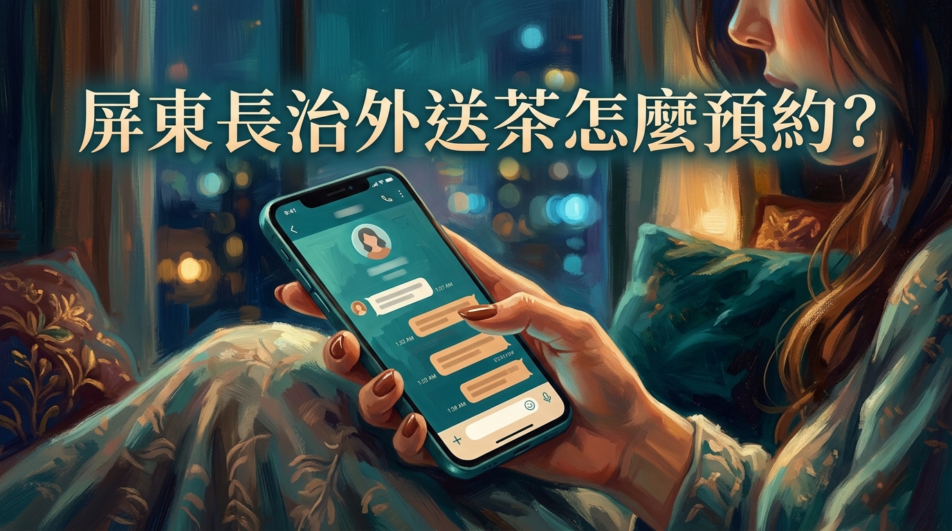 屏東長治外送茶怎麼預約?