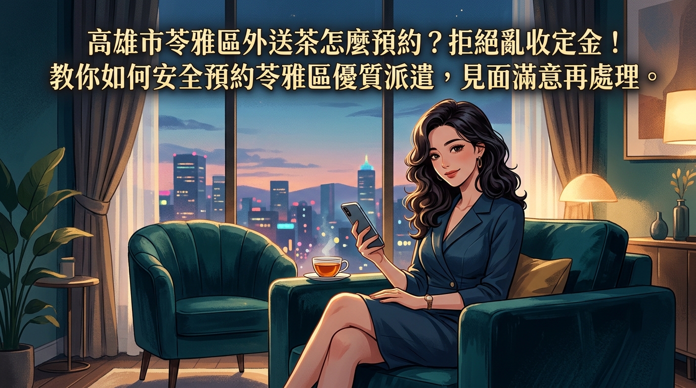 高雄市苓雅區外送茶怎麼預約? 拒絕亂收定金!教你如何安全預約苓雅區優質派遣,見面滿意再處理。