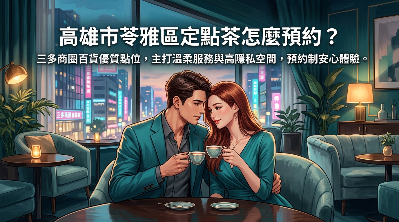 高雄市苓雅區定點茶怎麼預約？ 三多商圈百貨優質點位，主打溫柔服務與高隱私空間，預約制安心體驗。