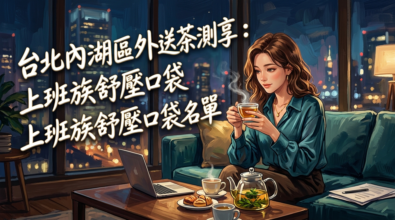 台北內湖區外送茶實測分享：上班族舒壓口袋名單