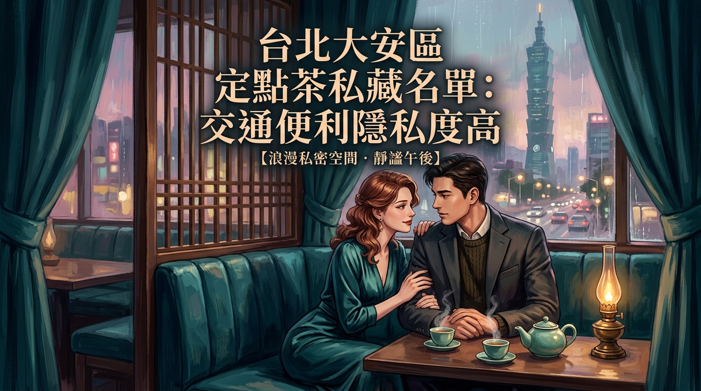 台北大安區定點茶私藏名單：交通便利隱私度高