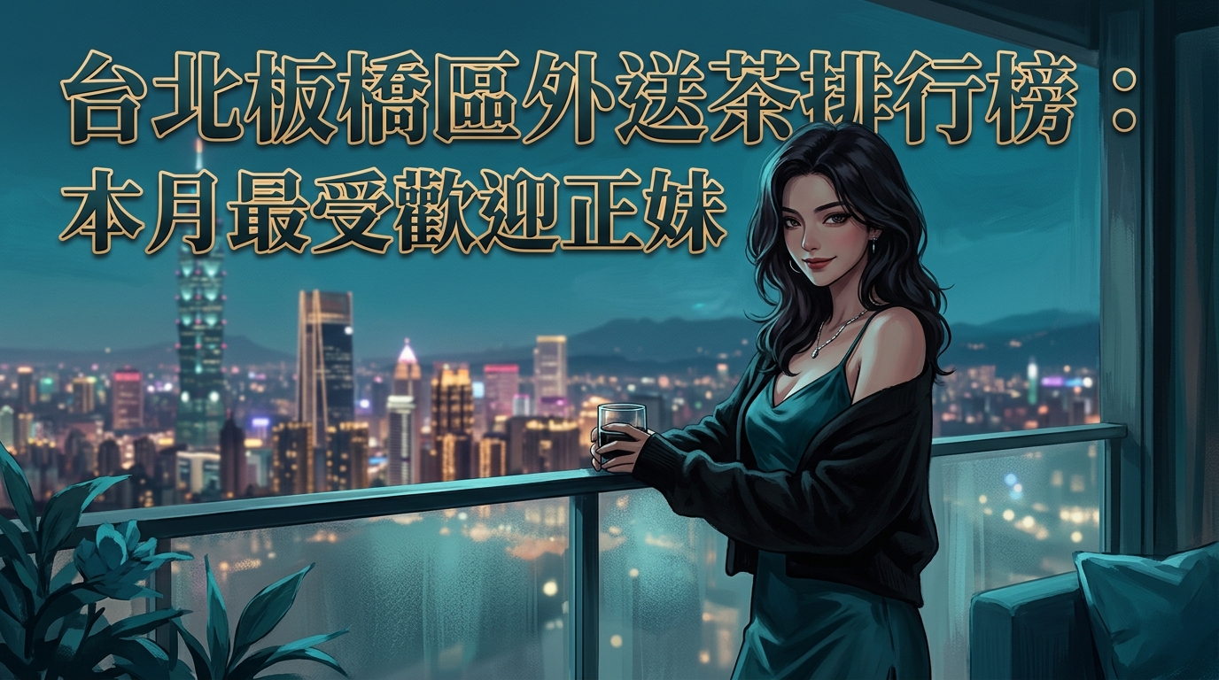 台北板橋區外送茶排行榜：本月最受歡迎正妹