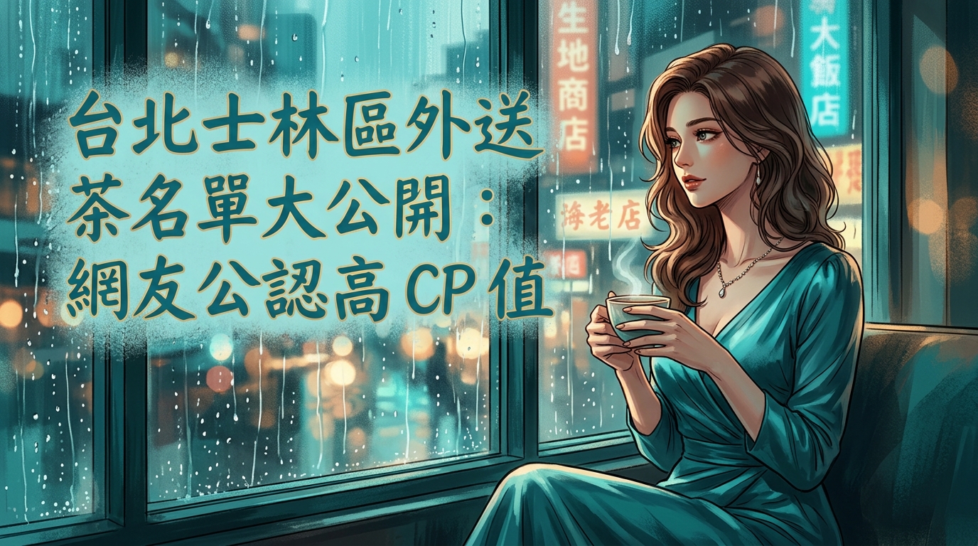 台北士林區外送茶名單大公開：網友公認高 CP 值