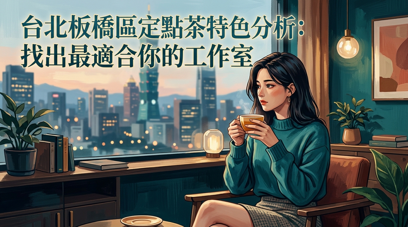 台北板橋區定點茶特色分析：找出最適合你的工作室