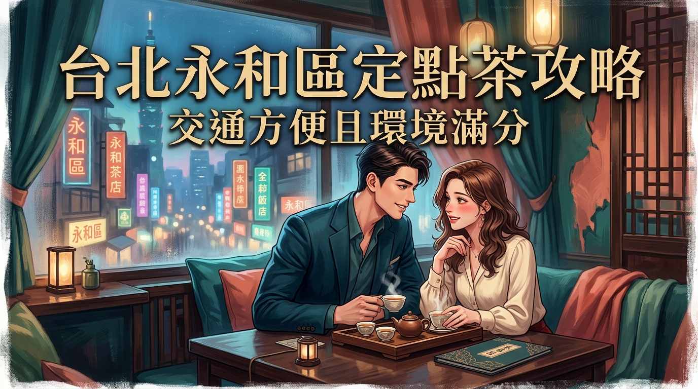 台北永和區定點茶攻略:交通方便且環境滿分