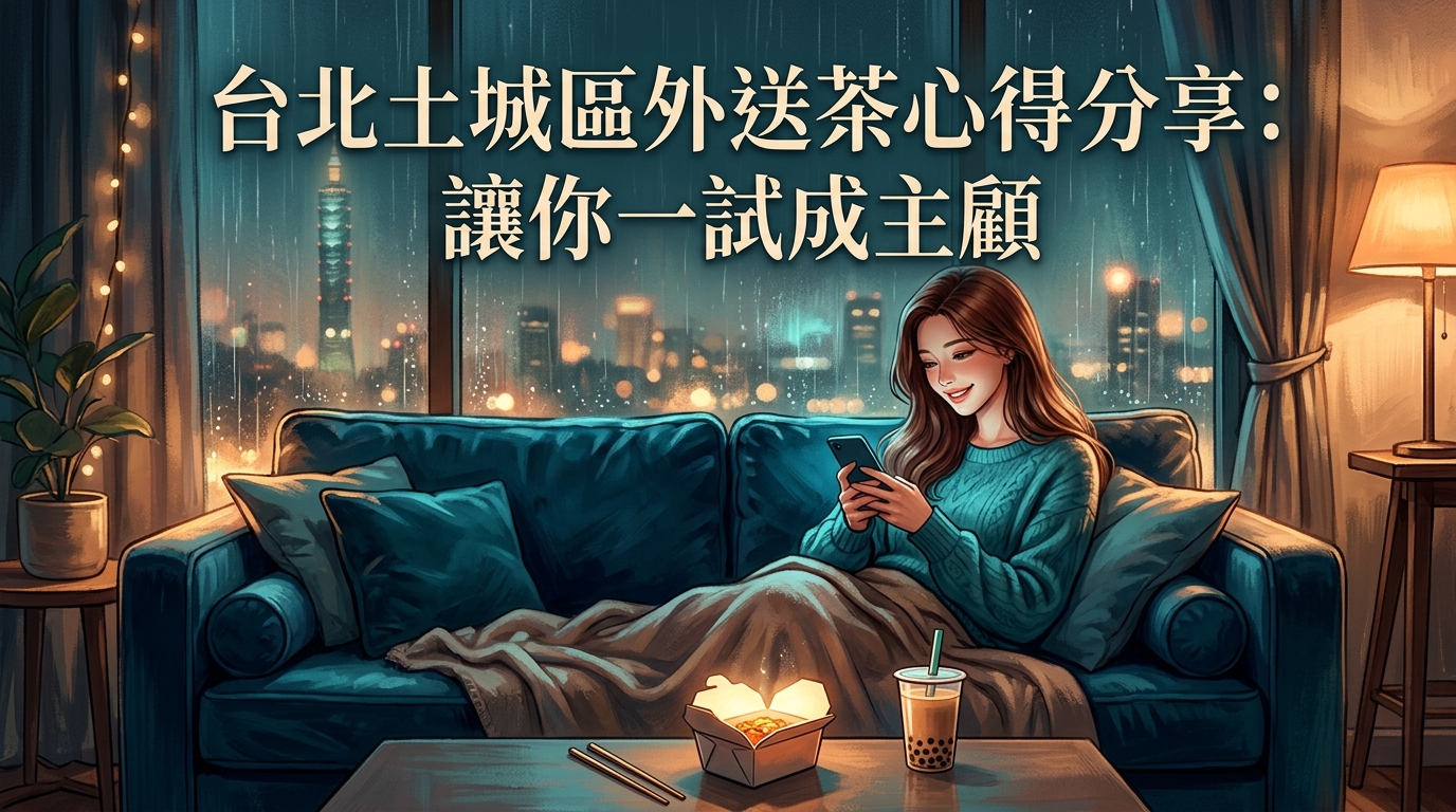 台北土城區外送茶心得分享:讓你一試成主顧