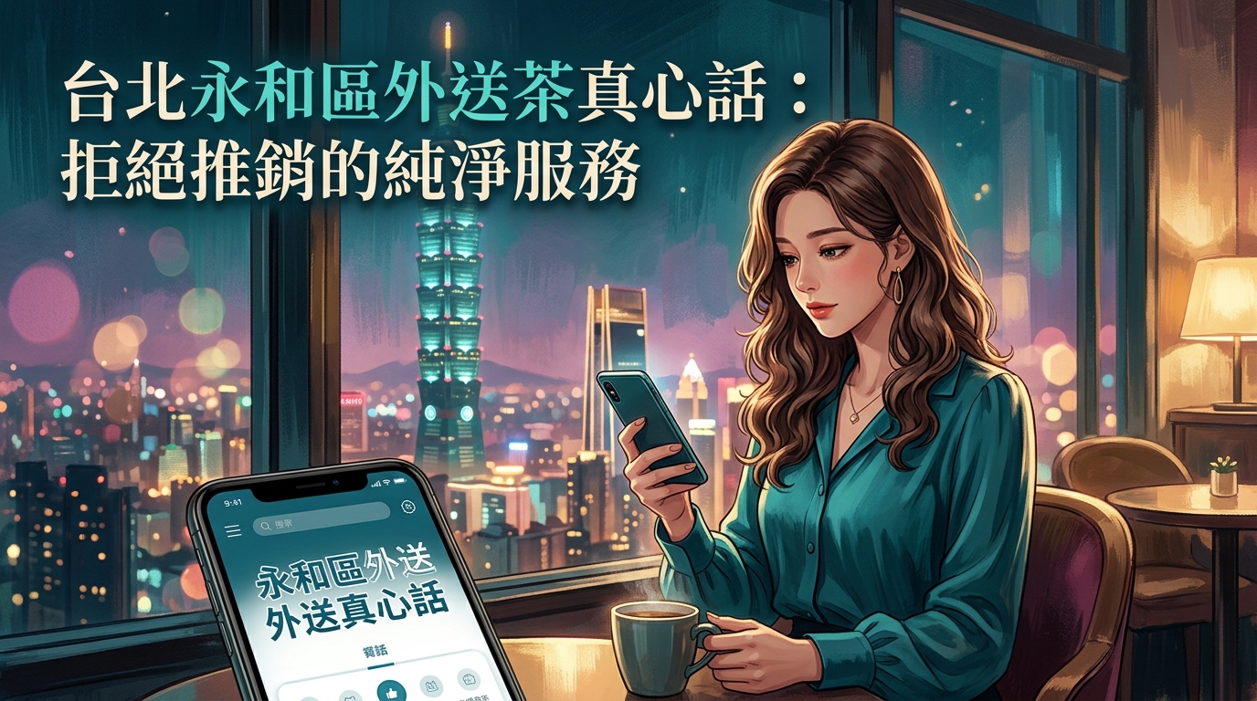 台北永和區外送茶真心話：拒絕推銷的純淨服務