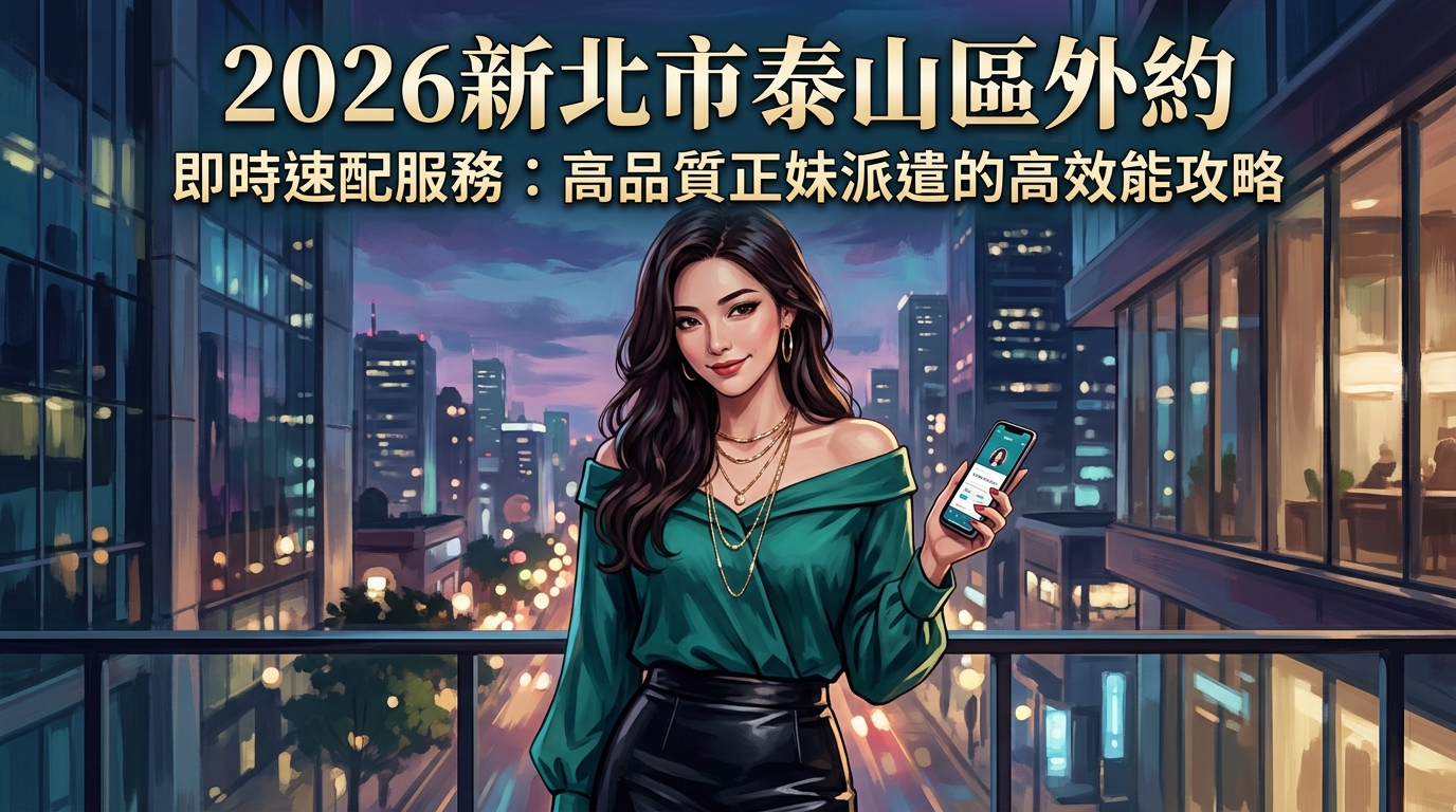 2026新北市泰山區外約｜即時速配服務：高品質正妹派遣的高效能攻略
