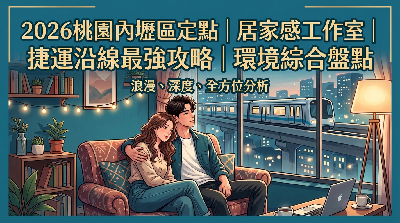 2026桃園內壢區定點|居家感工作室|捷運沿線最強攻略|環境綜合盤點