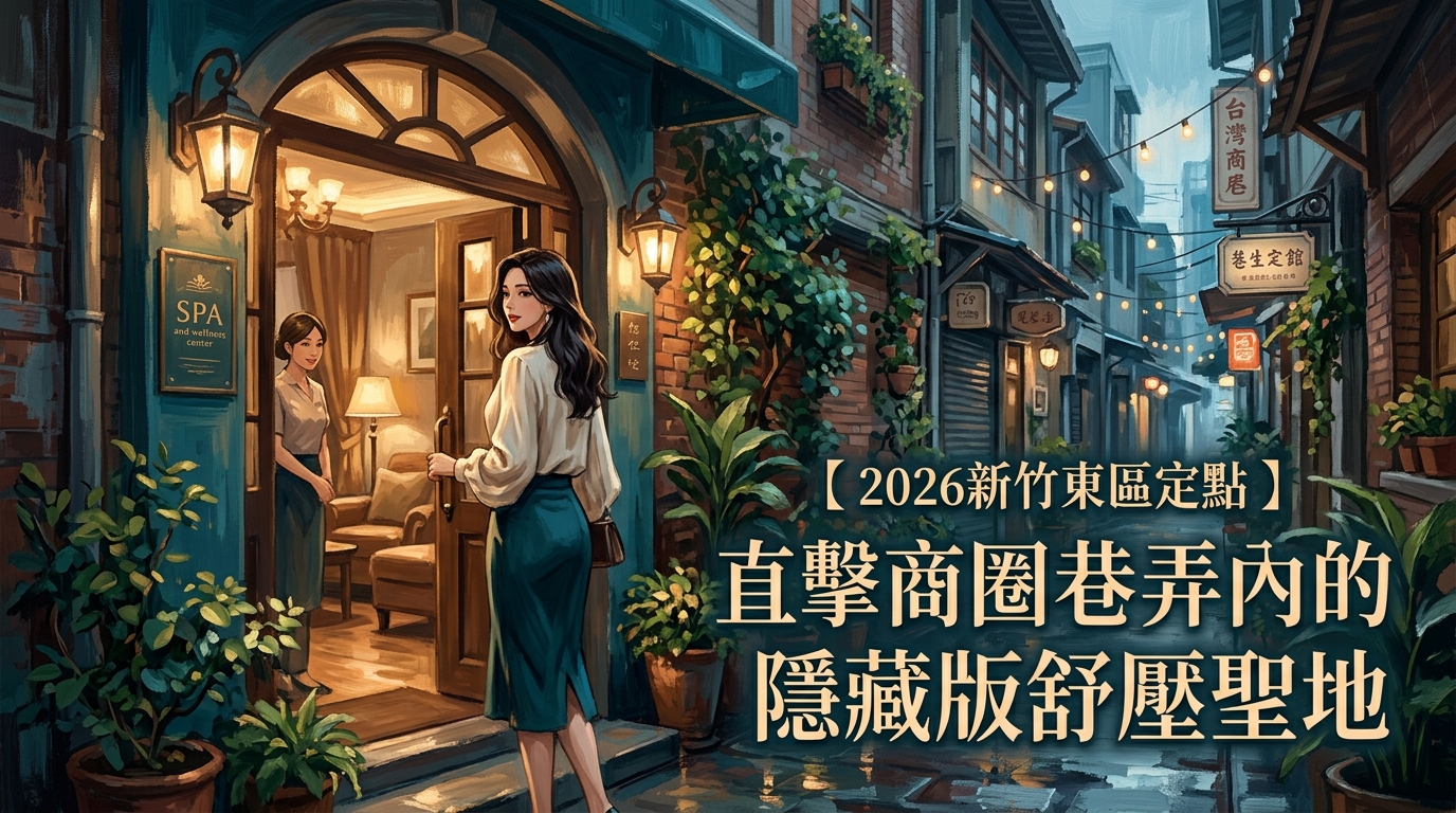 【2026新竹東區定點】直擊商圈巷弄內的隱藏版舒壓聖地