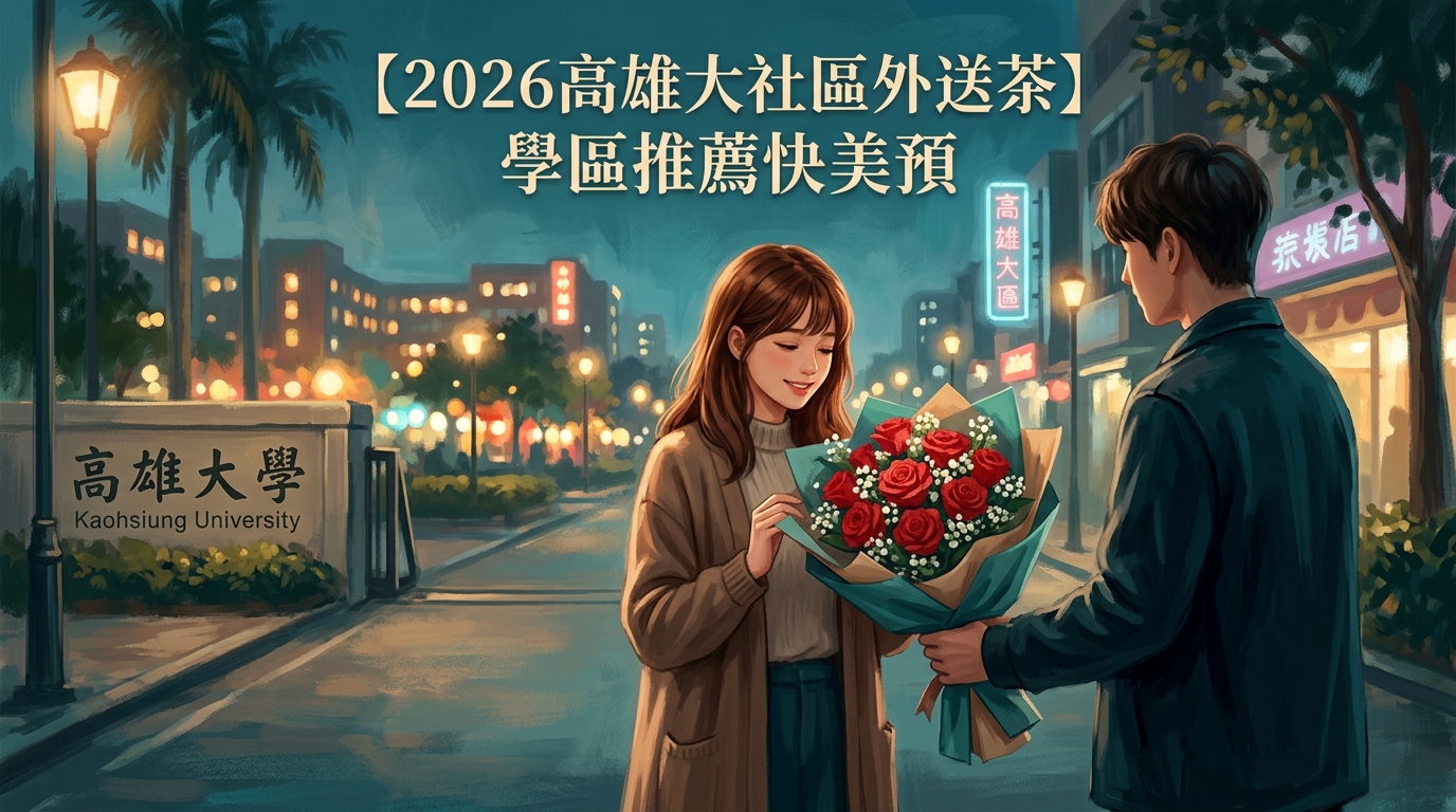 【2026高雄大社區外送茶】學區推薦快美預